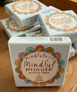 Box of Mindful Minute Activity Cards on a wooden surface