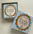 Mindful minute activity cards packaging on a light background