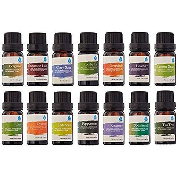 Pure Essential Aromatherapy Oils Gift Set-14 Pack