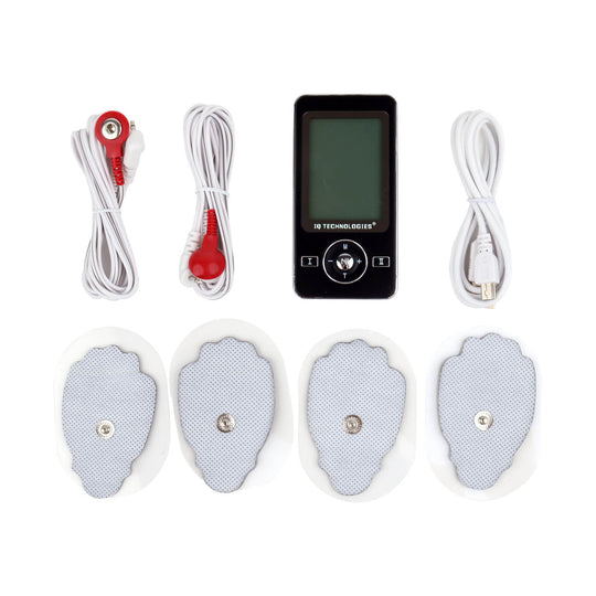 Relaxus IQ Thera Tens Ems contents displayed against white background